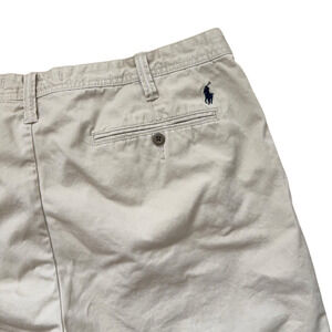 Polo Ralph Lauren Relaxed Fit Shorts Men's Size 42 Beige Inseam 9.5" Pony Chino